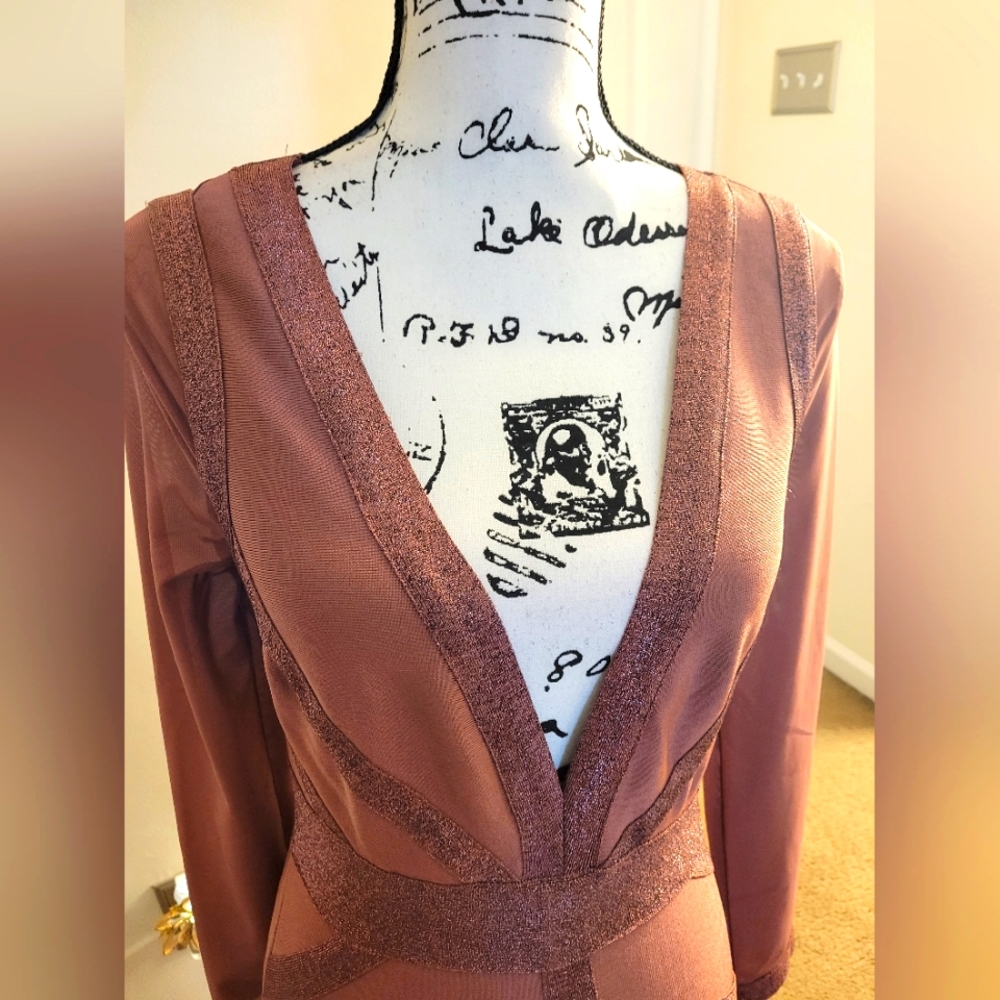 "Not The One" V-Neck Bandage Dress
